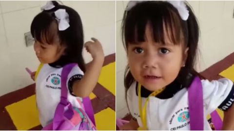 "Yo no fui la del desmadre", responde niña ante regaño de su mamá