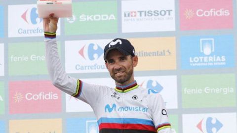 Valverde gana 7ma etapa de la Vuelta, López recupera liderato