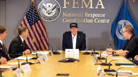 "No sabemos lo que se nos viene ", dice Trump sobre el huracán Dorian