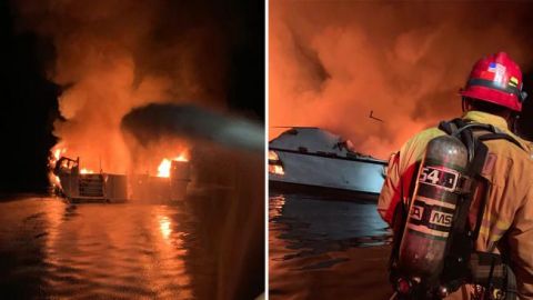 Incendio en barco deja 34 muertos en California
