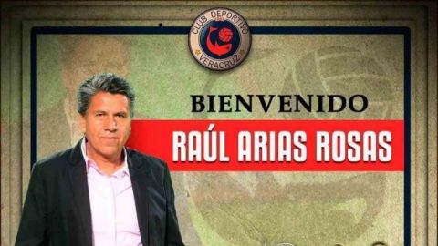 Raúl Arias se suma al proyecto de Veracruz