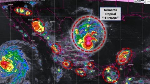 Suspenden clases en Nuevo León por tormenta "Fernand"