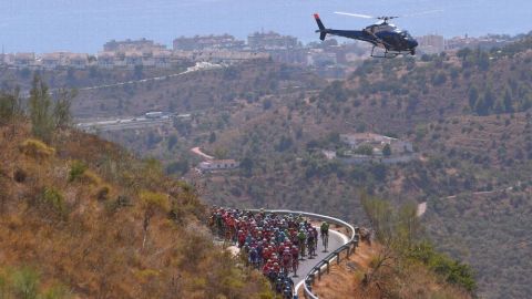 Helicóptero de la Vuelta España descubrió una plantación de Marihuana