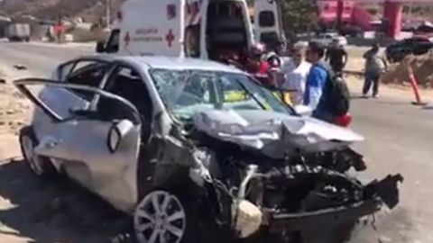 Fatal accidente en carretera libre Tijuana Rosarito