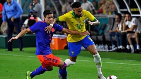 Brasil y Colombia igualan en el regreso de Neymar