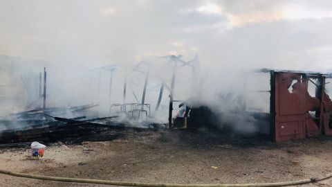 Investigan identidad de calcinado en incendio