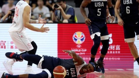 Estados Unidos cae ante Serbia en mundial de baloncesto