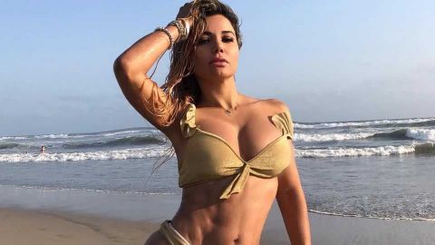 Aleida Nuñez da el grito en tanga