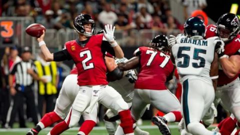 Falcons sufren de más pero consiguen su primera victoria de la temporada
