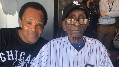 Fan de 112 años presenció 1er juego en su cumple