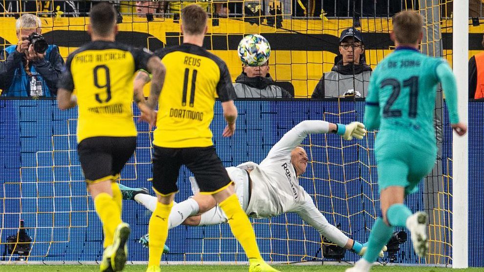 Ter Stegen Salva Al Barça Ante El Borussia Dortmund