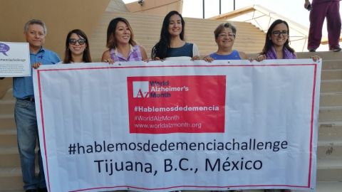 Tijuanenses participan en el Demencia Challenge