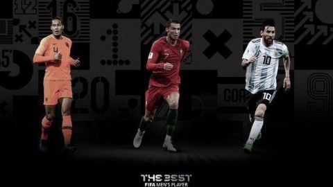 Cristiano, Messi y Van Dijk pugnan por el "The Best"