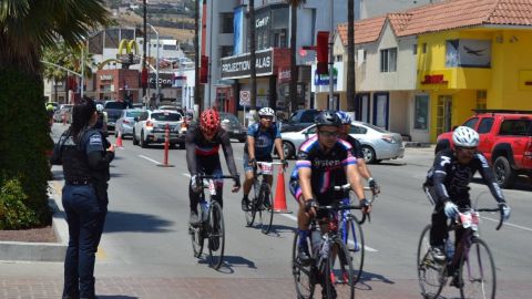 Habrá cierre de vialidades  por Paseo Ciclista Rosarito-Ensenada