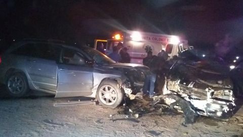 Cuatro personas lesionadas en accidente en Punta Colonet