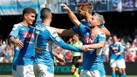 Napoli vence al Brescia sin ‘Chucky’ Lozano