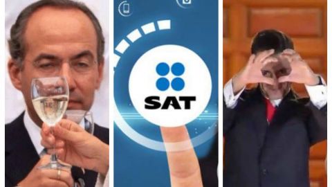 SAT exhibe borrón de deudas con Calderón y Peña Nieto