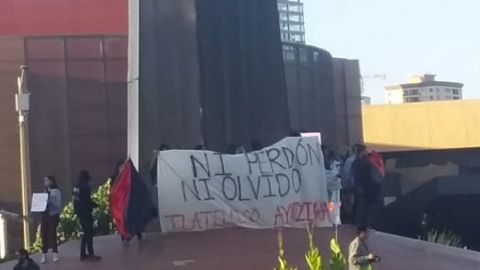 VIDEO: Protestan por el 2 de Octubre en Tijuana