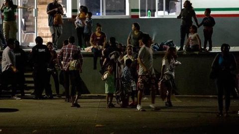 Policía detiene a 125 extranjeros en Chiapas; se registran balazos