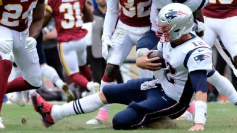 Tom Brady tendrá que jugar con una nueva rodillera