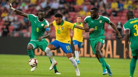 Senegal le saca el empate a Brasil