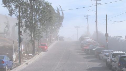 Incrementan incendios 100% con vientos Santa Ana