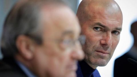 Zinedine Zidane y Florentino Pérez parecen tener problemas
