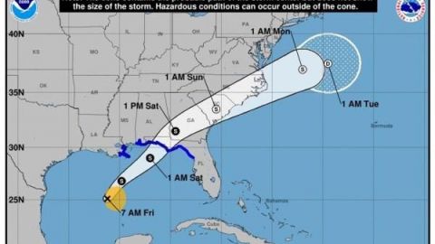 Alerta en el Golfo de México por la formación de la tormenta tropical Néstor