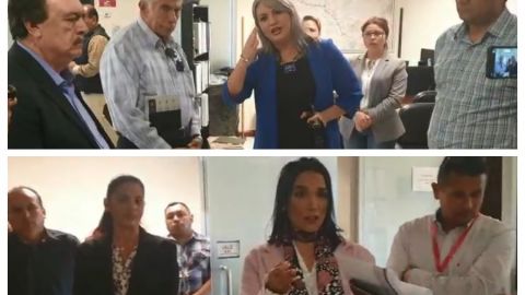 VIDEO: Discuten síndico y oficial mayor en oficinas municipales