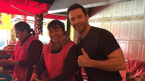 Hugh Jackman pasea y disfruta en la Ciudad de México