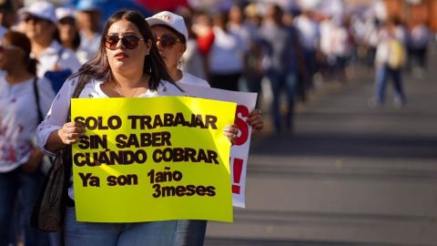 Vuelven a tomar maestros oficinas del Sistema Educativo Estatal en Mexicali