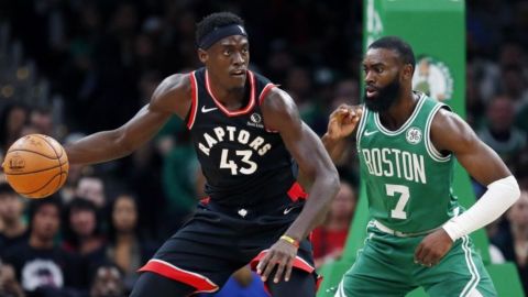 Brown anota 25 puntos y Celtics ganan 112-106 a los Raptors