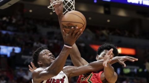 Butler debuta en Miami, que doblega a Hawks