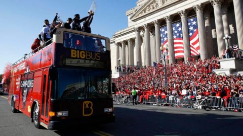 Fanáticos de los Nacionales celebraron su título