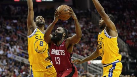 James Harden anota 36 puntos y Houston vence a Golden State