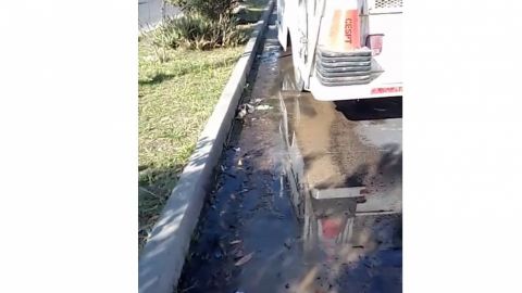 Atiende CESPT fuga de agua en Altabrisa, mañana queda reparada