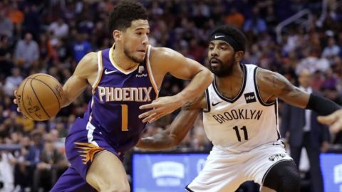 Con 27 de Booker, Suns arrollan a Nets