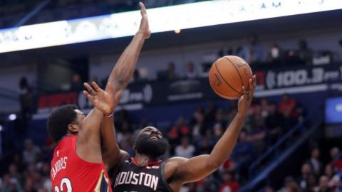 Harden logra 39 puntos; Rockets se imponen a Pelicans