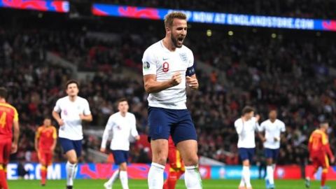 Inglaterra se pasea en Wembley ante Montenegro