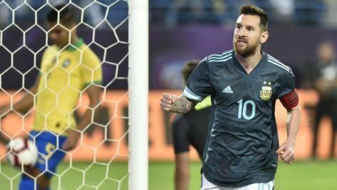 Messi volvió con gol y triunfo ante Brasil