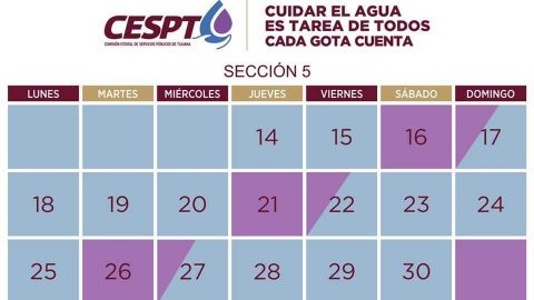 Colonias que mañana 16 de noviembre se quedarán sin agua en Tijuana 🚿