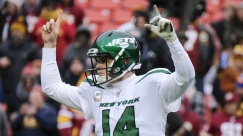 Darnold lanza 4 pases de anotación; Jets arrollan a Redskins