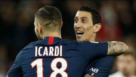 Icardi y Di María brillan en victoria del PSG ante Lille