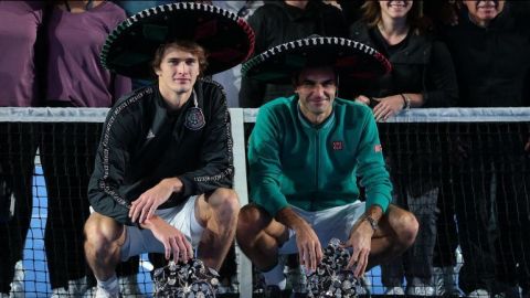 Roger Federer tiene una noche de ensueño en México