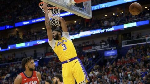 Davis, con 41 puntos, lidera a Lakers ante Pelicans