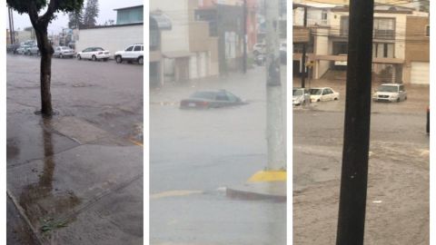 VIDEO: Inundaciones en avenidas provoca caos vial