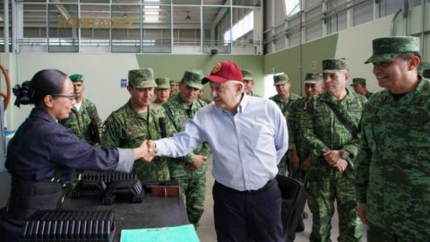 AMLO: recorre nueva fábrica de armas del Ejército mexicano