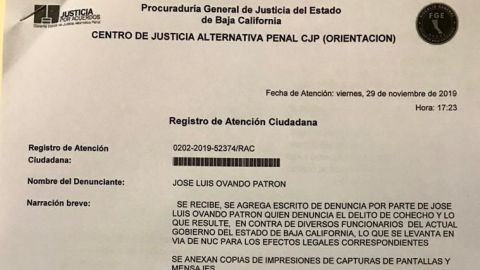 Denuncia PANBC a funcionarios del gobierno de Baja California