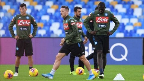 Imponen nueva concentración a jugadores del Napoli ante crisis