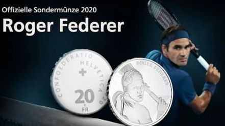 Roger Federer tendrá su propia moneda en Suiza
